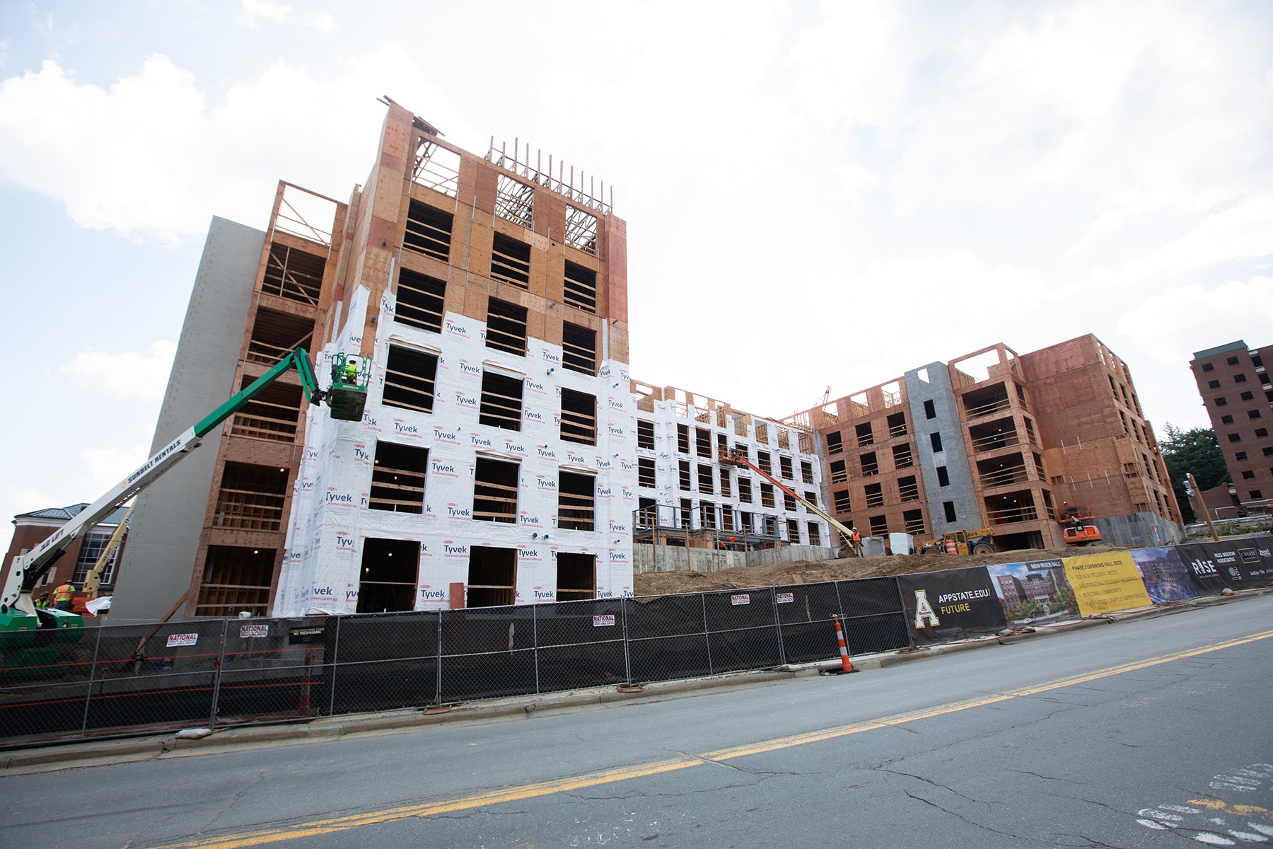 Residence halls construction