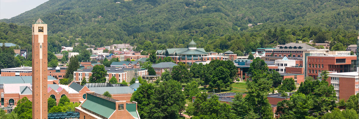 Drone View of App State Campus